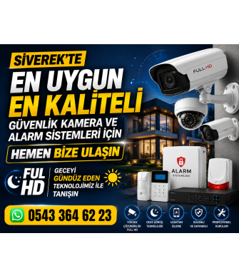 Siverek güvenlik kamera sistemleri 