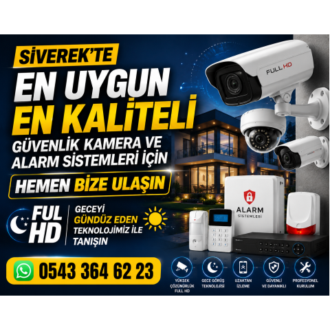 Siverek güvenlik kamera sistemleri 